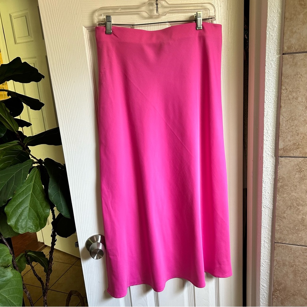 Target A New Day hot pink slip skirt